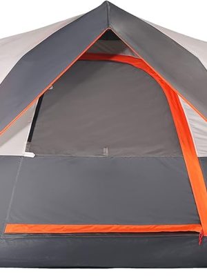 Tent for Family Camping Quick Setup, Instant Pop Up Dome Tents Outdoor 2-3 Person / 6 Person, with Water-Resistant Rainfly and Mesh Roofs & Door & Windows