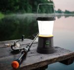 2000 lumens LED flashlight with 360° and 180° illumination for camping, fishing and emergency use, 6 light modes and 3 power supplies available for charging, 1654528