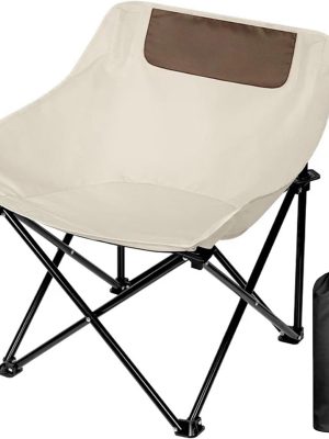 Camping Chair, Picnic Chair, Ultralight Folding Camping Chair, Rich Pockets, Outdoor Camping, Beach, Fishing, Picnic, Lawn, Concert, Hiking Foldable Camping Chair (3.5 pounds)