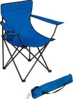 Folding Outdoor Beach Camp Chair, 18" L x 31" W x 32" H, Blue