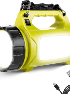 Rechargeable LED Lantern, Camping Essentials, 1000LM, 5 Light Modes, Power Bank,  Waterproof, Lantern Flashlight for Hurricane Emergency, Hiking, Home and More, USB Cable Included