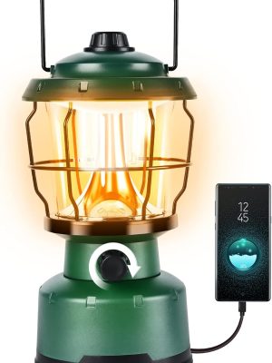 LED Camping Lantern,  Battery Lanterns 4D Batteries Powered 2500LM, Water Resistant Emergency Light for Power Outage, Hurricane, Hiking
