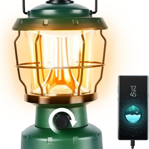LED Camping Lantern, Battery Lanterns 4D Batteries Powered 2500LM, Water Resistant Emergency Light for Power Outage, Hurricane, Hiking