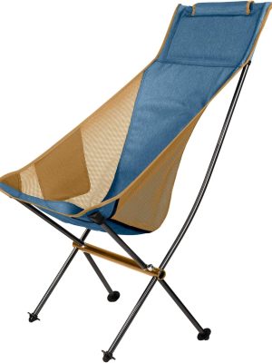 Camping Chair for Adults, Folding Chair for Outside, Blue